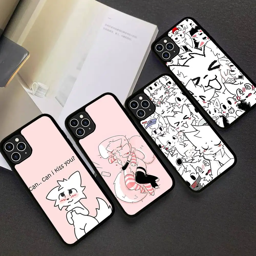 

Boykisser Silly Cartoon Phone Case For IPhone 17 Pro 16 Plus 16 Pro Max 15 14 13 12 11 PC+TPU Back Cover