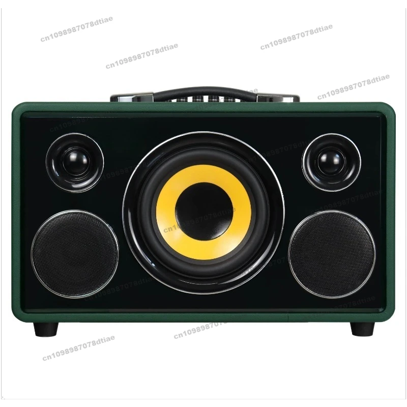 For Portable Bluetooth Speaker, Dual Wireless Microphone, Three-way Frequency， 6.5-inch Speaker Plus Dual Wireless Microphones.
