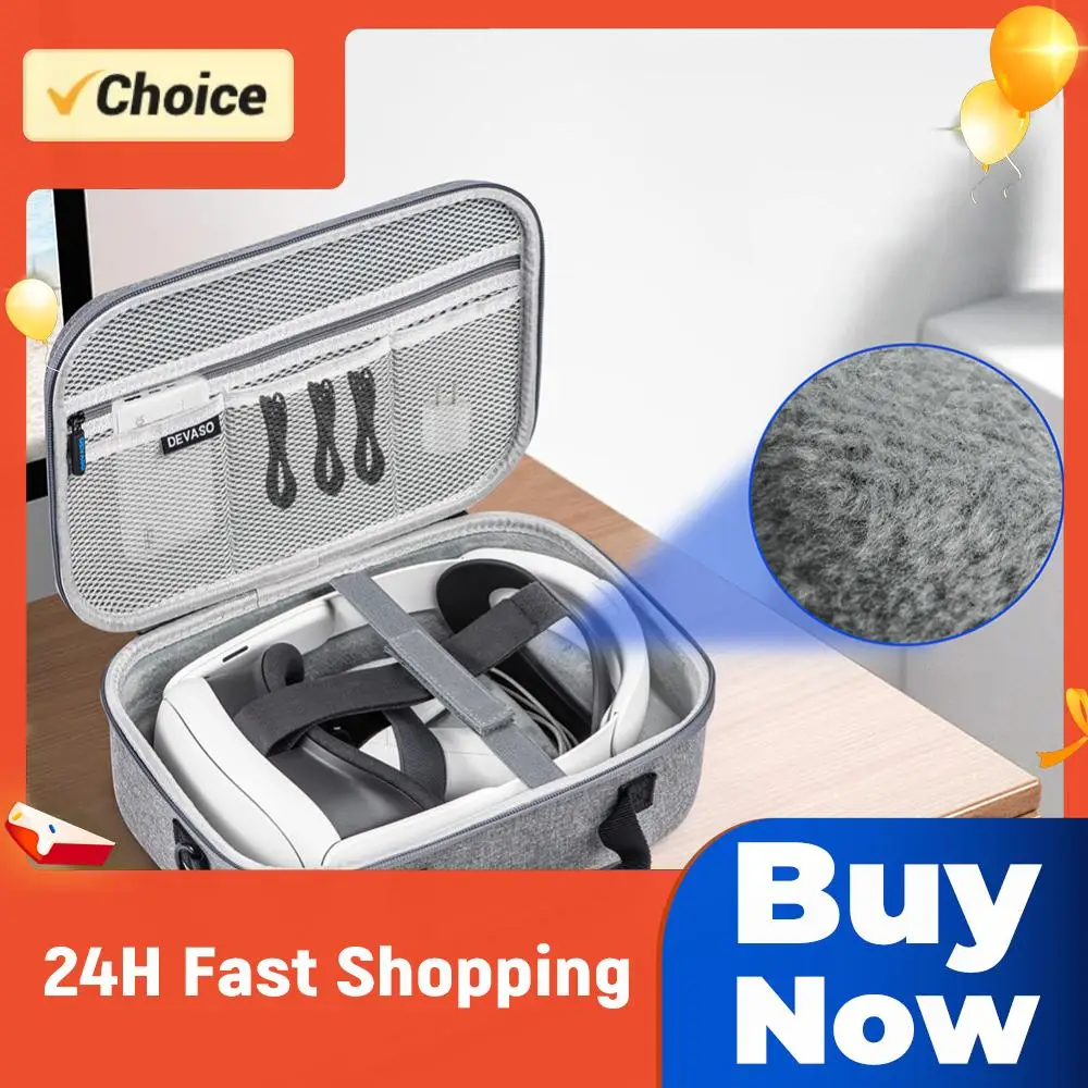 

Портативный защитный жесткий чехол для VR-очков, портативная сумка через плечо, модный жесткий дорожный чехол, подходящий для Meta Quest 3