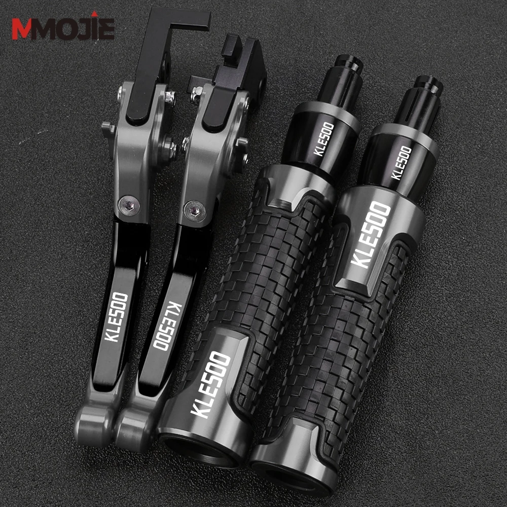 

Наконечники ручек руля мотоцикла KLE 500 для KAWASAKI KLE500 1991 2007 2006 2005 2004 2003, складные рычаги тормозной муфты