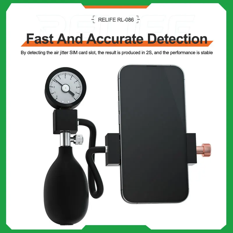 RELIFE Air Tightness Detector For iPhone Android Mobile Phone Non-destructive Testing LCD Screen Repair Quick Detection Tools