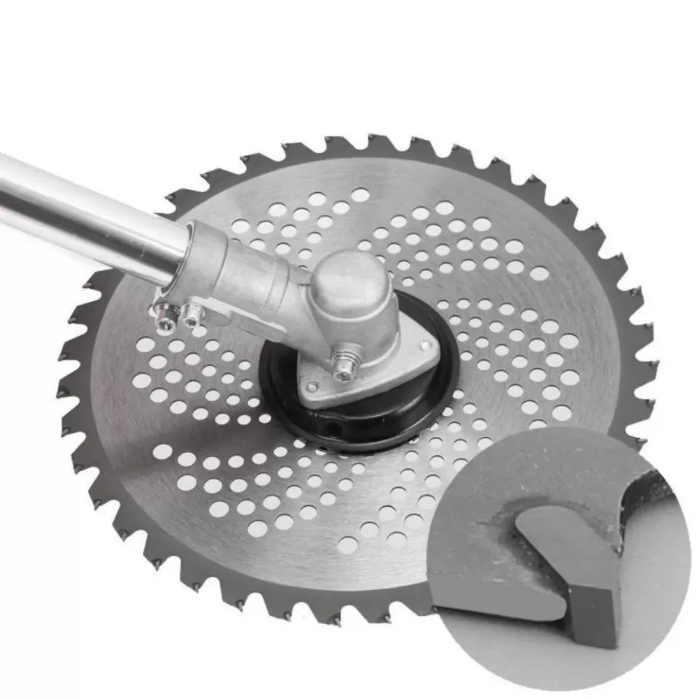 1-6Pcs 40/60/80T Lawn Mower Blade Carbide Blades Grass Trimmer Head Saw Blade Cutting Disc for Garden Weed Mower Parts