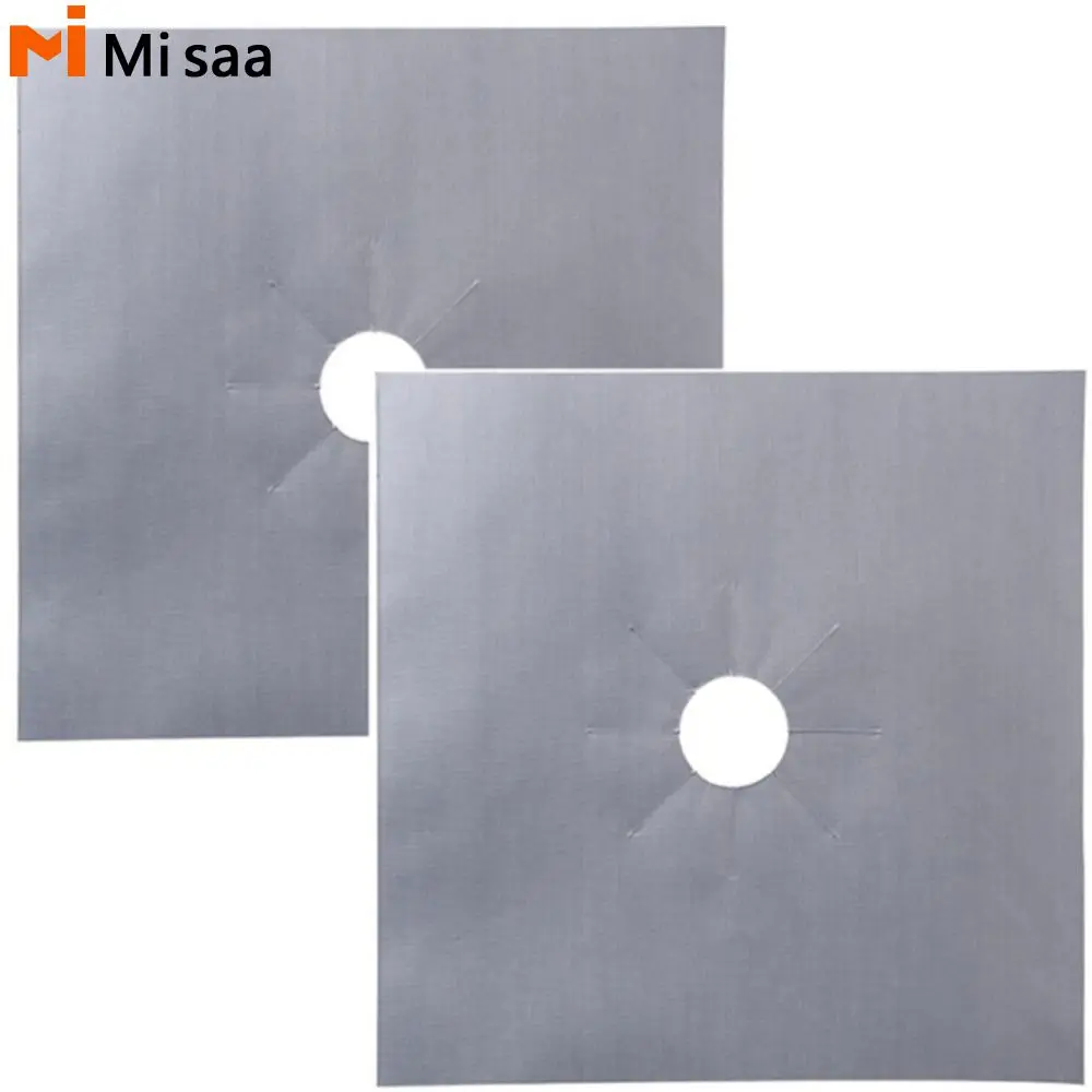 Gas Stove Cleaning Protection Pad Don't Paste Easy To Clean Black Special Tools Thickened Gas Stove Protection Mat Washable