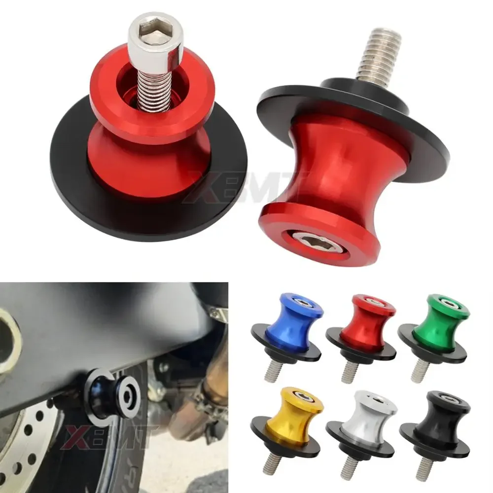 6MM Swingarm Spools Slider Stand Screws For Yamaha MT03 MT07 MT10 MT09 MT-09 Tracer 900 MT01 FJ-09 FZ09 FZ10 XSR900 2016-2019