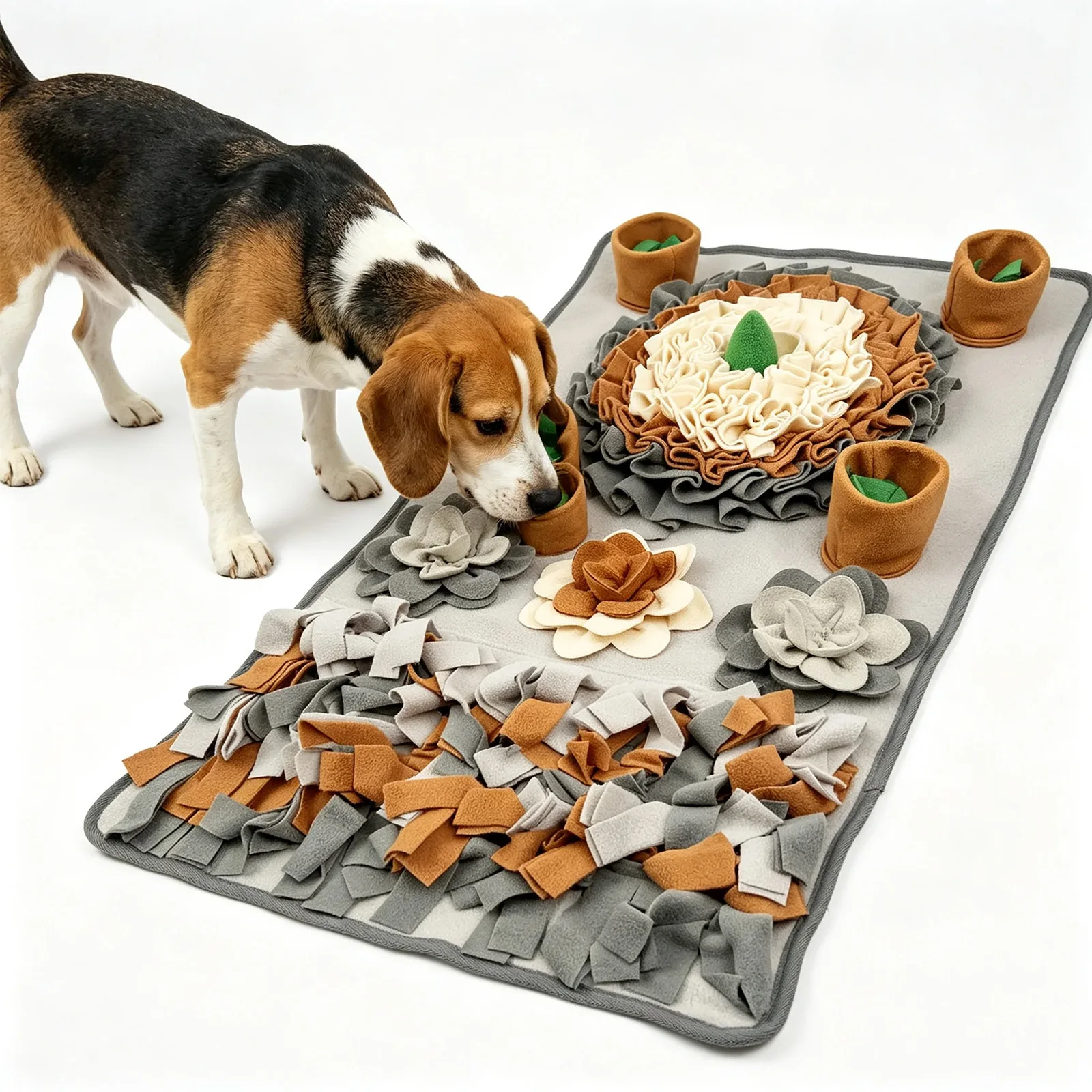 Snuffle Mat For Dogs - Pet Feeding Sniffing Dog Toys Sniffing