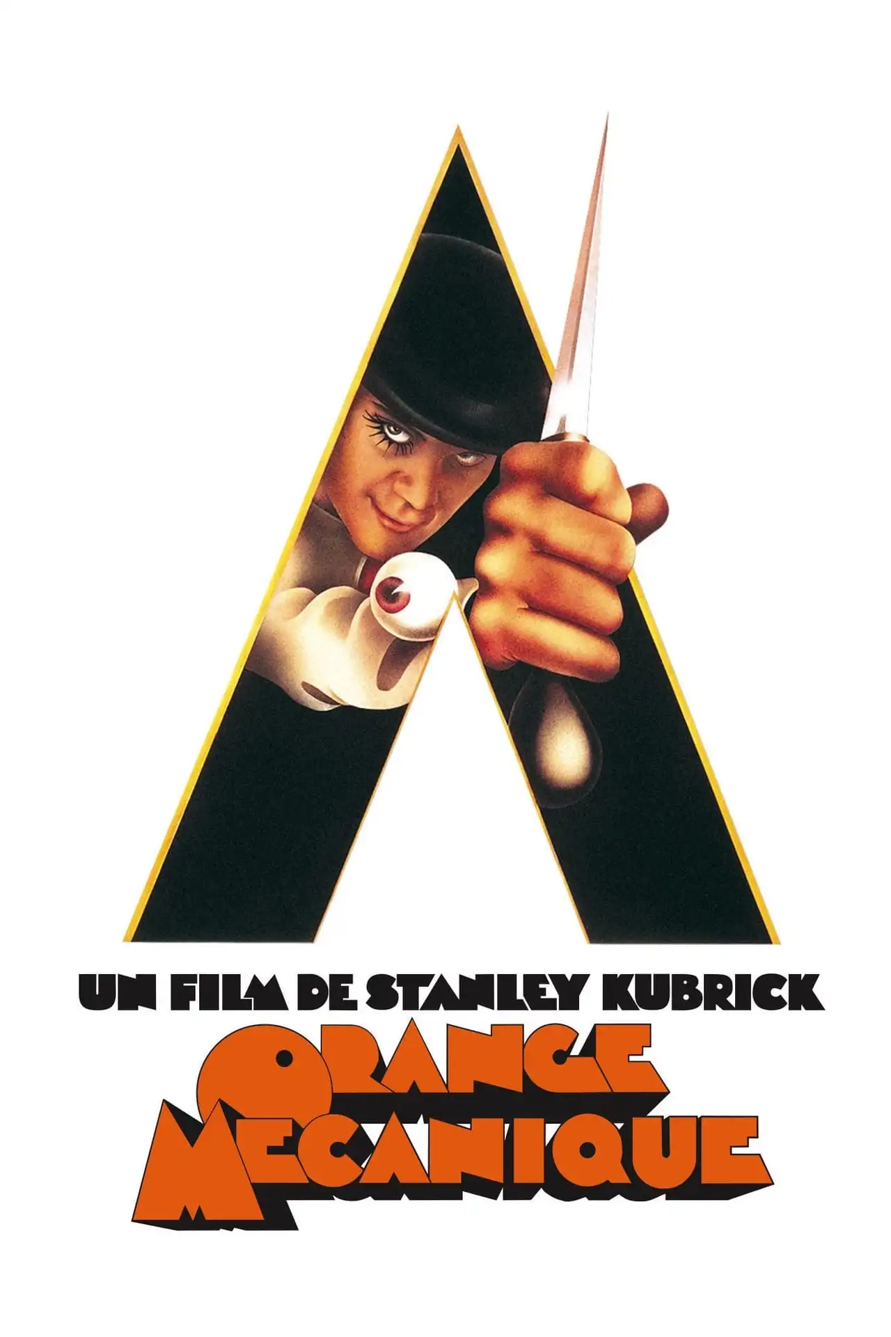 A CLOCKWORK ORANGE Movie Print Art Canvas Poster, Living Room Decor, Home Wall Picture