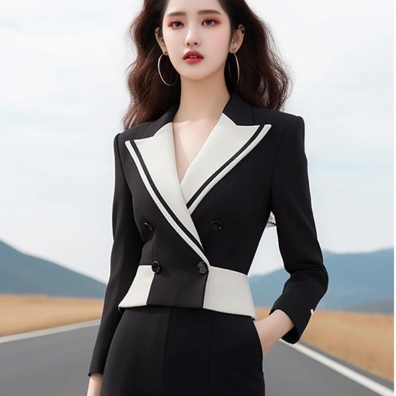 

Fashion Suit Women Clothing Design Sense Slim Jacket Coat Spring Autumn New Commuter Professional Temperament Casual Small Suit