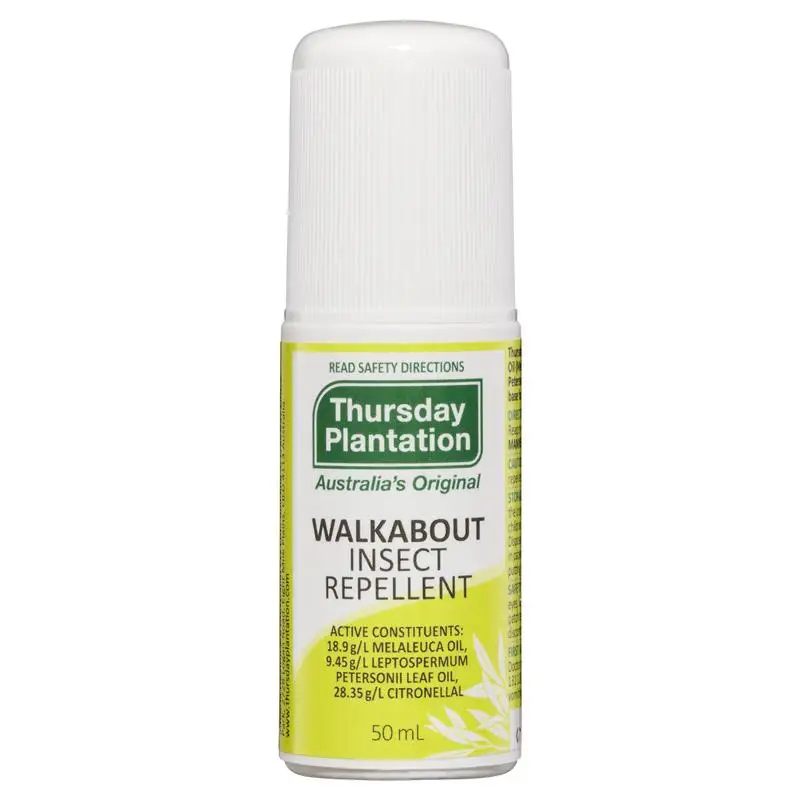 Australia ThursdayPlantation Tea Tree Oil Walkabout Insect Repellent Roll-On Soothing Protection against biting insects flies