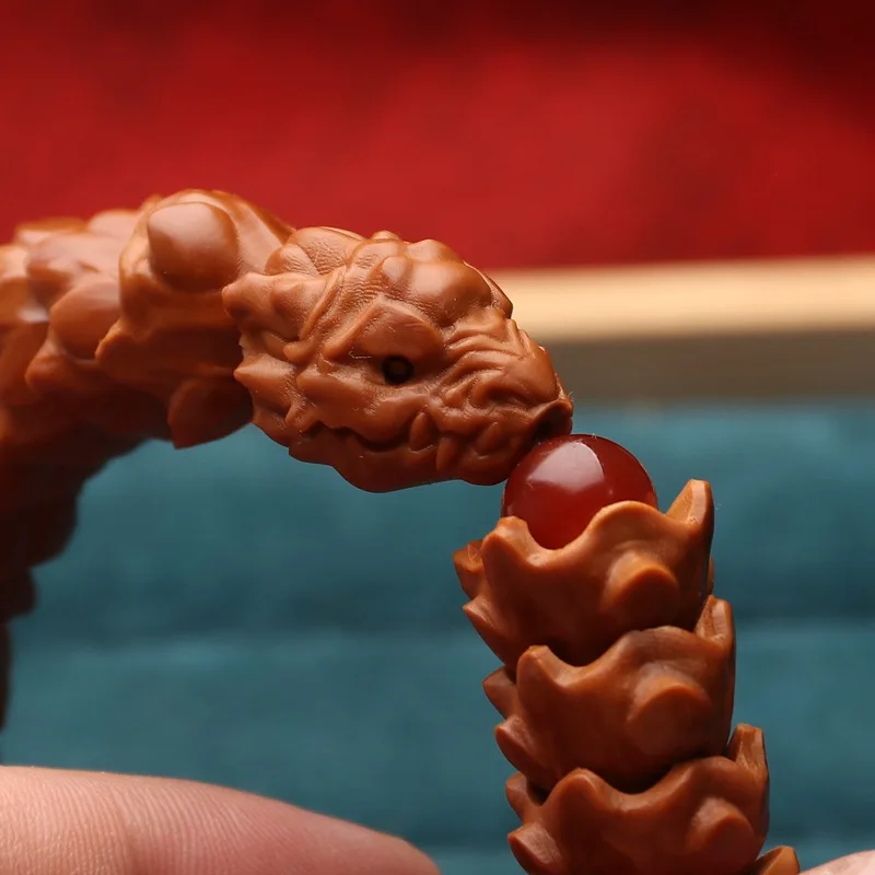 

Оливковый орех год резного китайского браслета ремесла готовый продукт браслеты с старым оливичным ядром