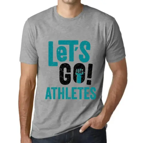 Heren Grafisch T-Shirt Laten we gaan Atleten – Let's Go Athletes