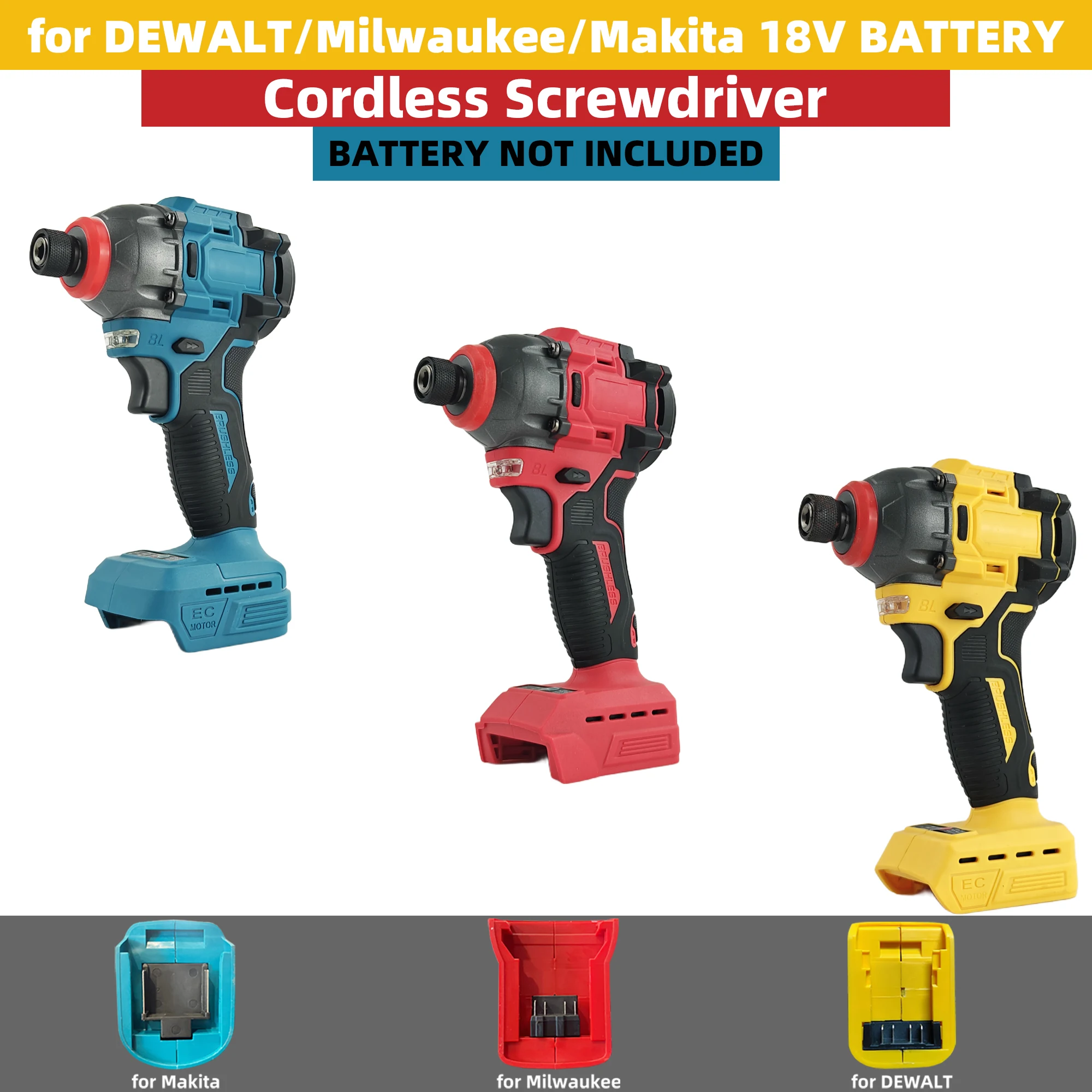 1/4インチ ブラシレス コードレス ドライバー 300 Nm コードレス インパクトドライバー（バッテリー別売）