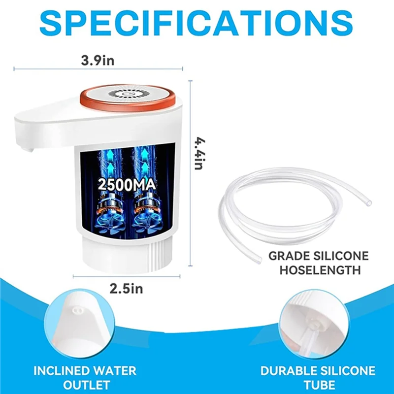 A05G-مضخة مياه للأطفال رملية للعب المائية تعمل بالبطارية، وقت تدوم 4 ساعات، مزدوج لمضخة المياه #6