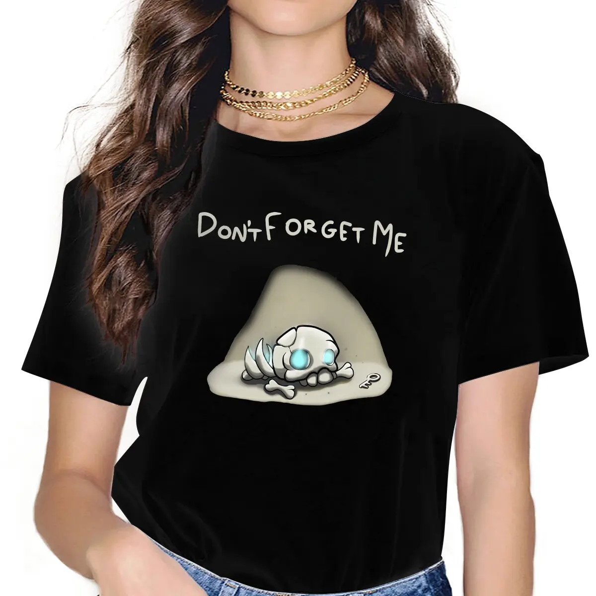 Forget Me Not Women Shirts The Binding of Isaac Game T-shirt Goth Vintage Female Clothing