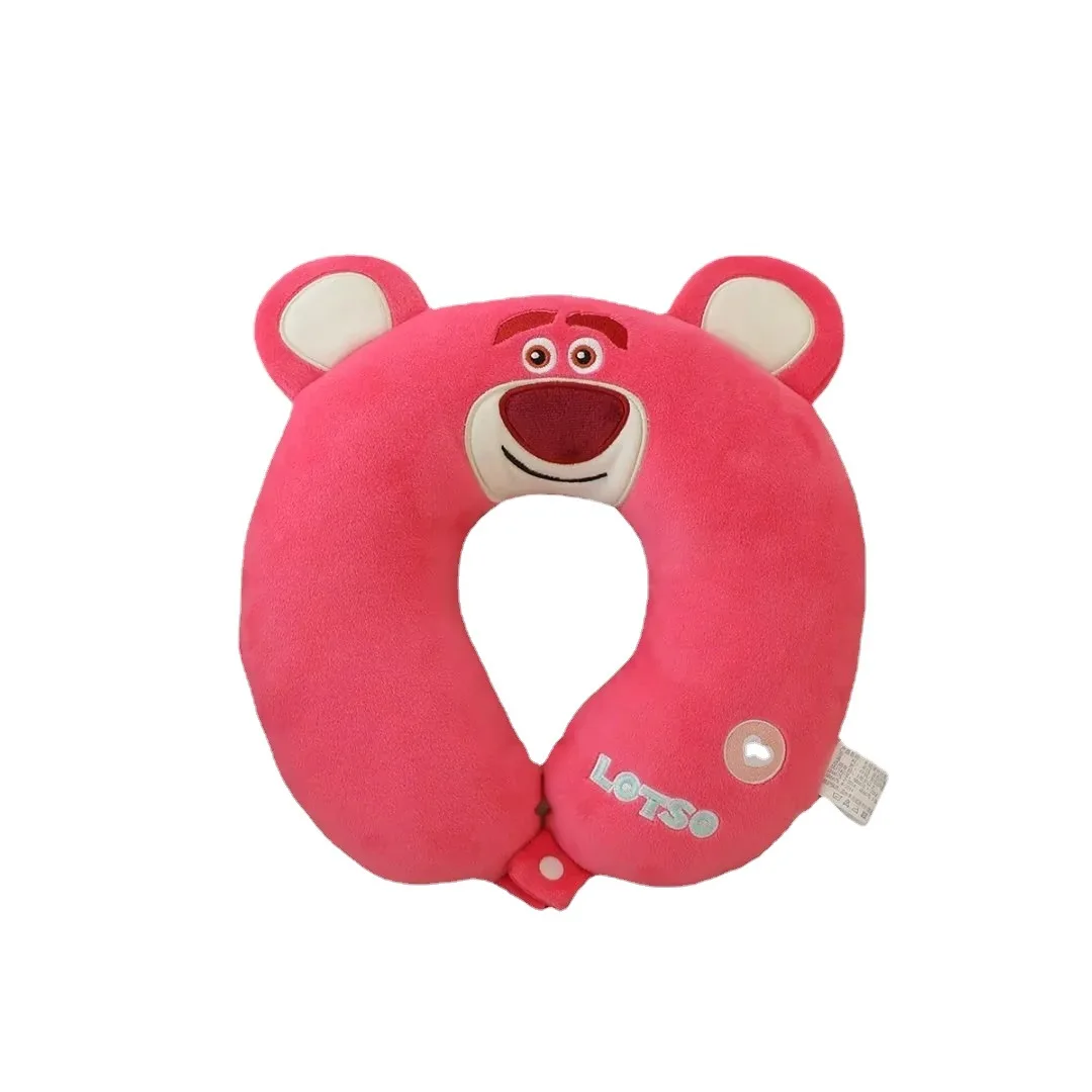 Disney Kawaii Anime Stitch Lotso Sullivan Alien Travel Relax U-Shaped Neck Guard Nap Pillow Cartoon Adult Surprise Gifts Fashion