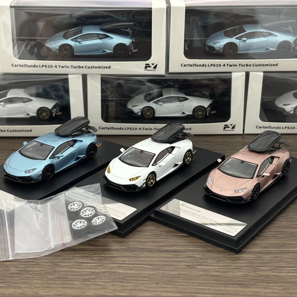 

Findclassically 1:64 Cartelfunds LP610-4 Twin-Turbo Customized Diecast Model Car