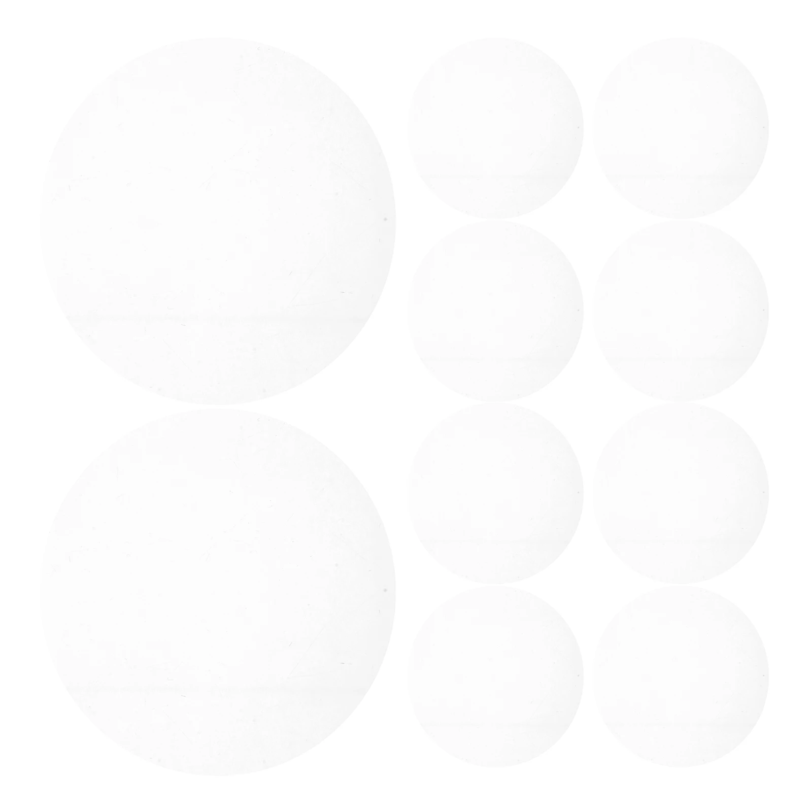 100pcs Badge Film Transparent Plastic Membrane Diy Arts Crafts Supplies Round Button Protective Films Long Term Usage Storage