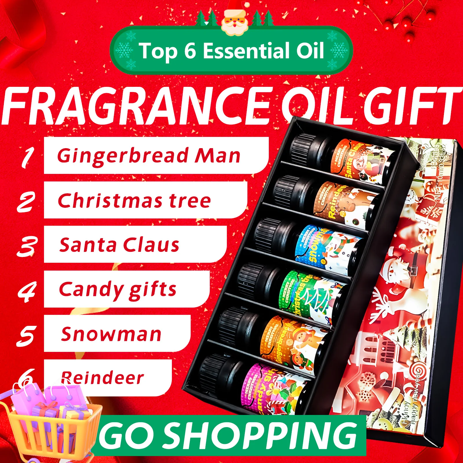 6 peças/1 peça 10ml Óleos Arom - Hair Care Fragrance Essential Oil avaliação e preço