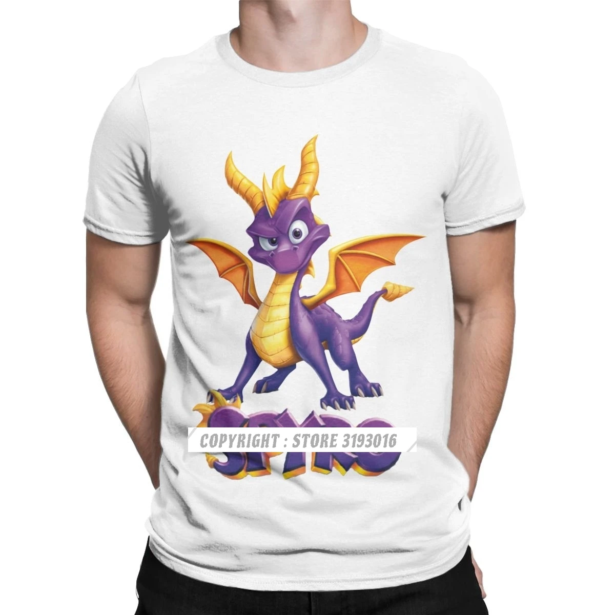 Spyro The Dragon Tshirts Brand New Fashion T Shirt Dragon Game Japanese Tees Camisas Hombre Autumn Sweatshirt