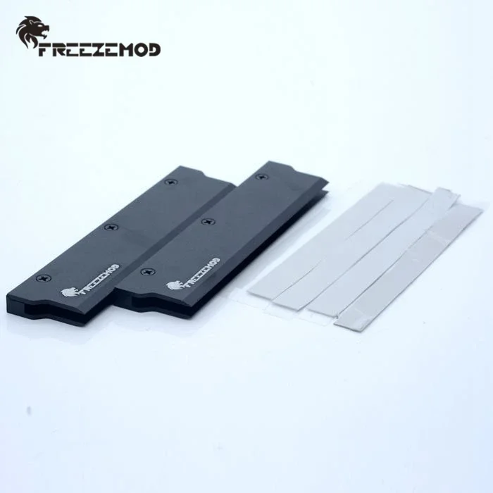 FREEZEMOD MEO-PM0AB 2 set computer water cooling memory vest wide narrow version frosted surface.2 pcs a lot