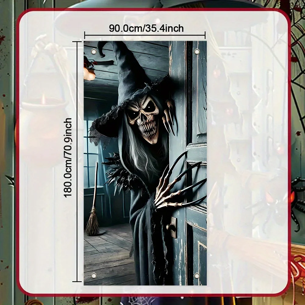 Terrifying Skeleton Door Decor 5