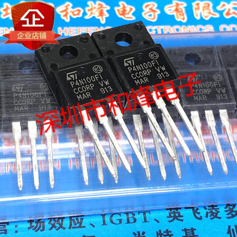 5PCS-10PCS P4N100FI STP4N100FI TO-220F 1000V 4A ทรานซิสเตอร์ในสต็อกรับประกันคุณภาพ