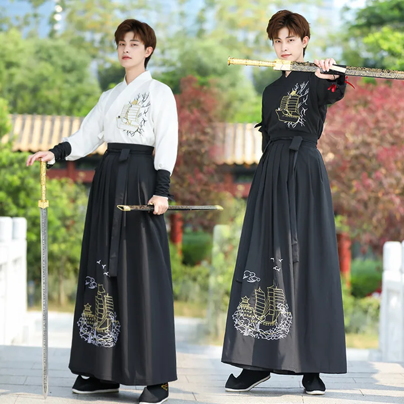 

Народное платье ханьфу, карнавальный костюм на Хэллоуин, карнавальный костюм для вечеринки, наряд для древней династии Хань, фехтовальщик, халат ханьфу, сценическое выступление