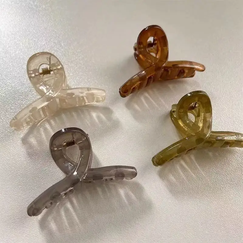 

Pack of 4, Retro Jelly-Colored Mini Hair Clips, Casual Outdoor Accessories for Women and Girls, Gift Photo Props