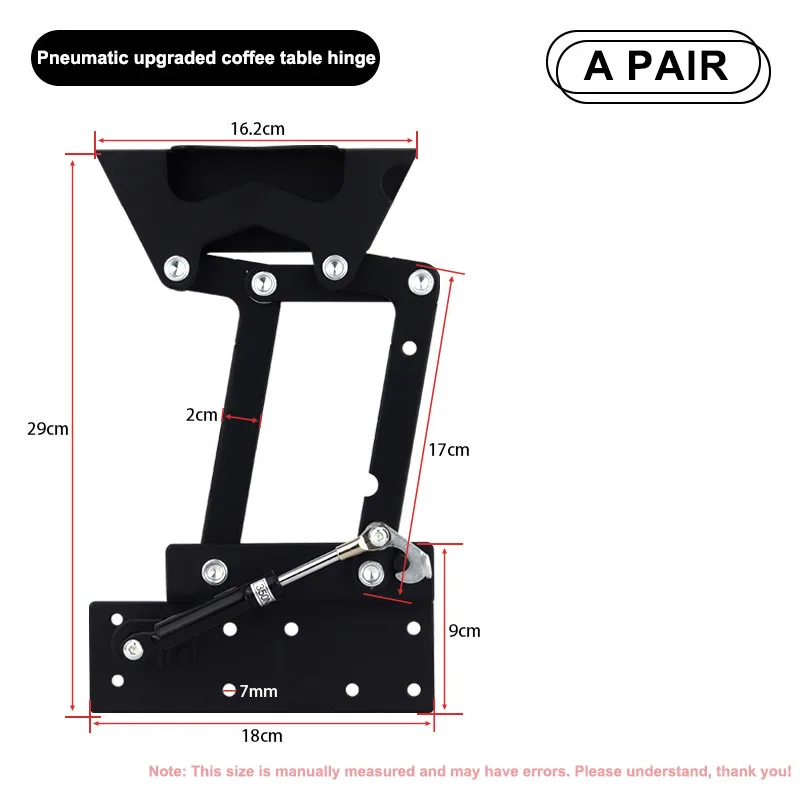 Tea Table Coffee Table Air Bar Hydraulic Rod Hinge Furniture Hardware Accessories Foldable Adjustable Height