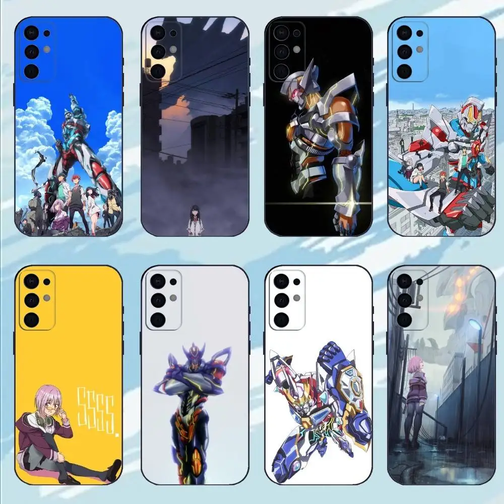 Чехол для телефона SSSS.Gridman для Samsung S25, S24, S23, S22, S21, S20, Plus, мягкий черный корпус