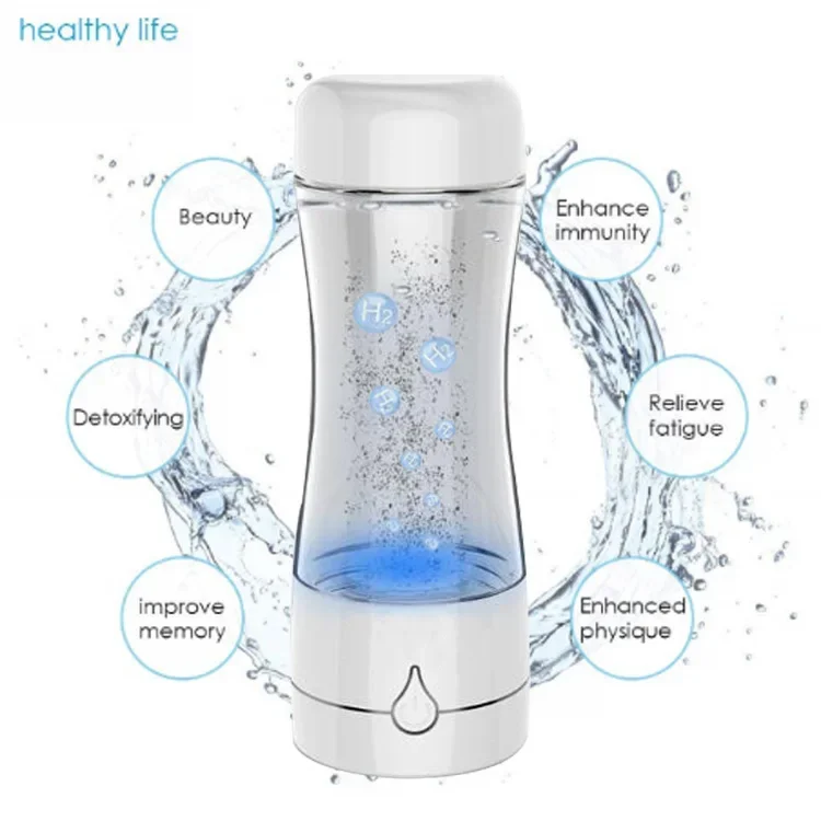 Electrolyte Alkaline Water Bottle Generator Ionized High Purity Hydrogen Drink Bottle