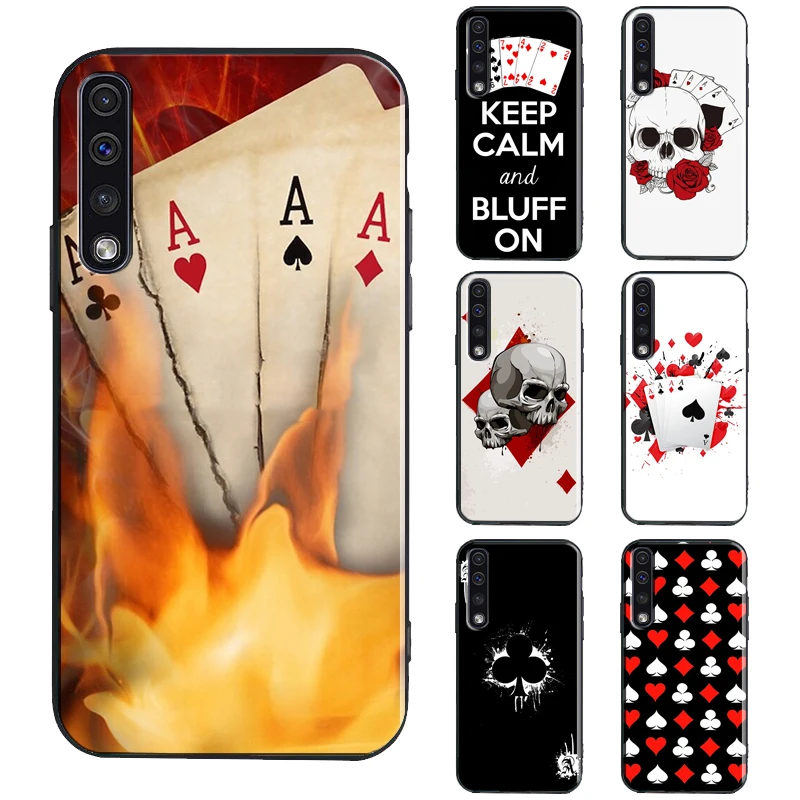 Poker Surreal Aesthetic Art Phone Case For Samsung A71 A51 A31 A11 A21S A20e A70 A50 A40 A10 A20 S A12 A32 A42 A52 A72