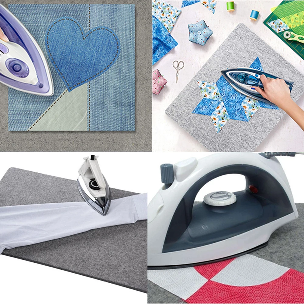 قطعة واحدة من أدوات اللحف، حصيرة الكي لخياطة اللحف، وسادة ضغط اللباد، محطة الكي التي تحافظ على الحرارة، لللحف والخياطة واللحف #4