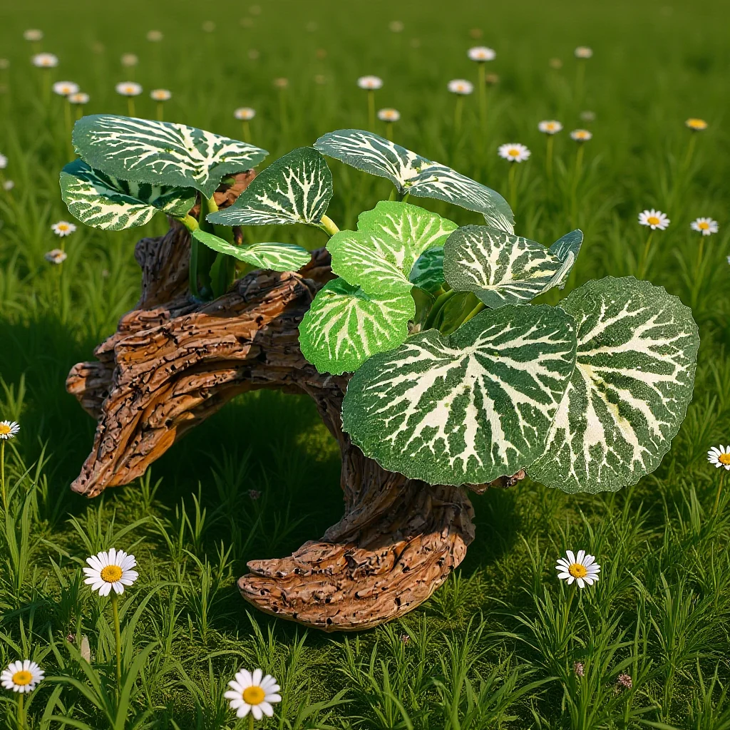 

Simulation Rainforest Reptile Plant Decoration Natural Hideout for Terrarium Fish Tank Aquarium Landscaping Lifelike Artificial