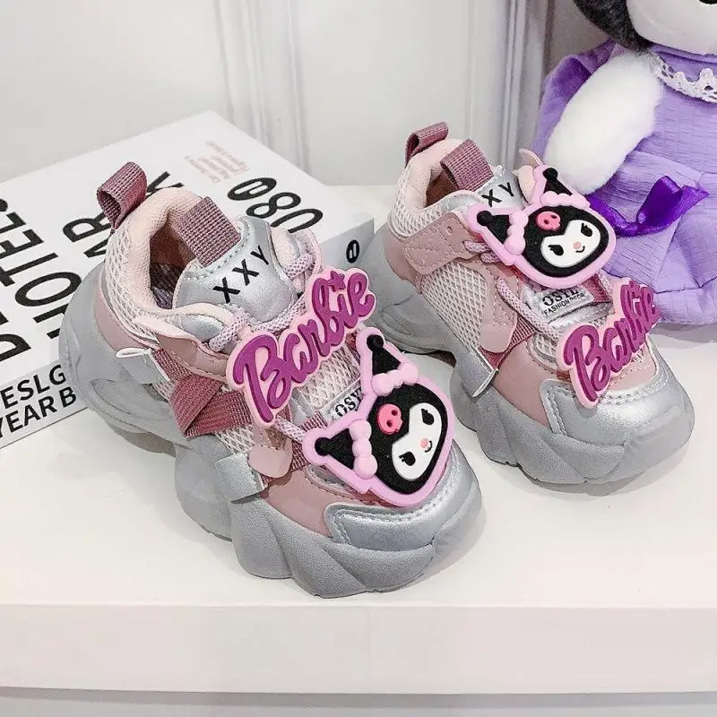 

Good-Looking Shoe Sanrios Kuromi Children's Shoes Sneakers Casual Shoes Children Good-Looking Breathable Mesh Shoes Cute Gift