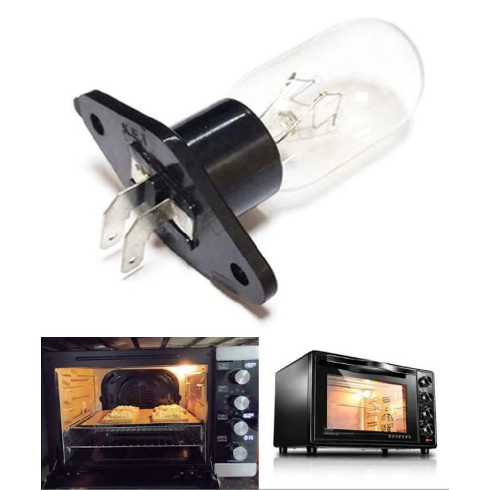 Universal Microwave Ovens Light Bulb 250V 2A 2pins Globe Lamp Bulbs Ktichen Microwave Oven Accessories