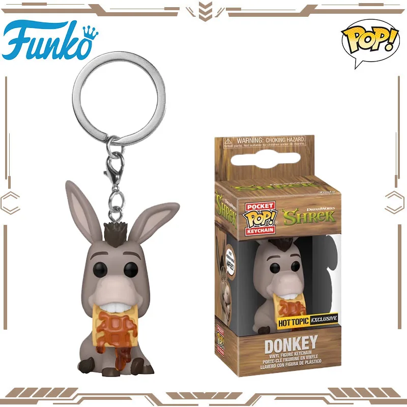 

Funko POP Original Shrek Hot Topic Exclusive Donkey Action Figure Toys for Boys Girls Gift Collectible Model Ornaments