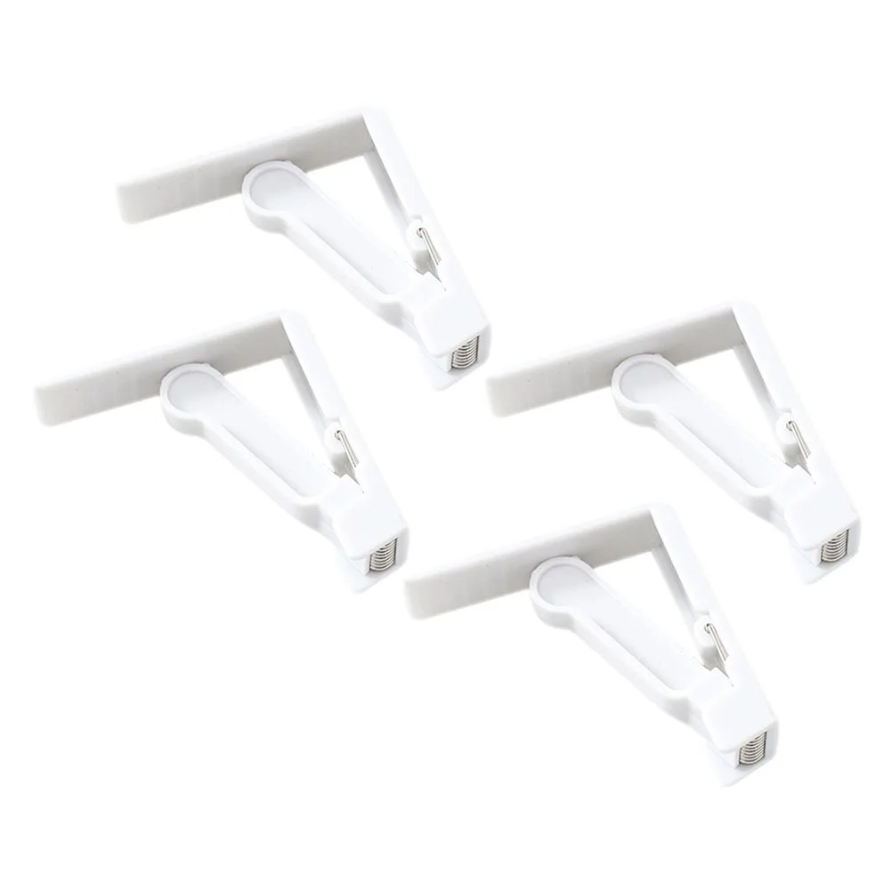 

4pcs Tablecloth Clips Premium Abs Spring Clamps Adjustable For Thick Tables Home Restaurant Wedding Party Table Cover Holders