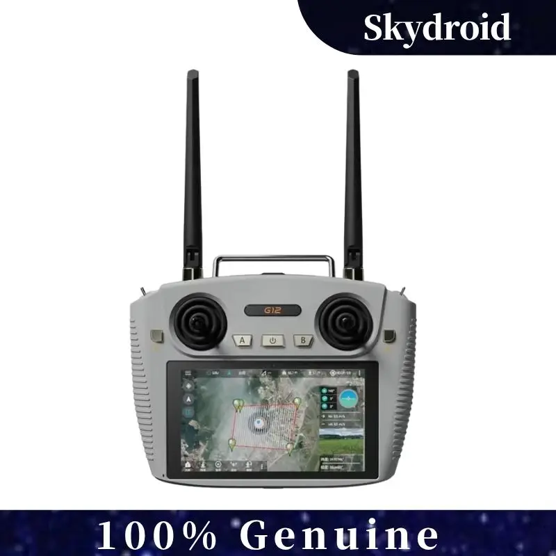 

Пульт дистанционного управления Skydroid G12 с двухдиапазонным дисплеем высокой четкости 2,4 ГГц/5,8 ГГц 5,5 дюйма, 1080P, передача цифрового изображения 20 км