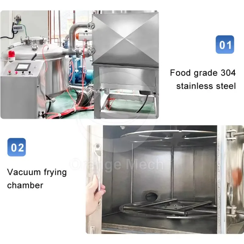 آلة مقلاة عميقة للخضروات، آلة قلي مكنسة كهربائية صغيرة مستمرة لرقاقة الموز #4