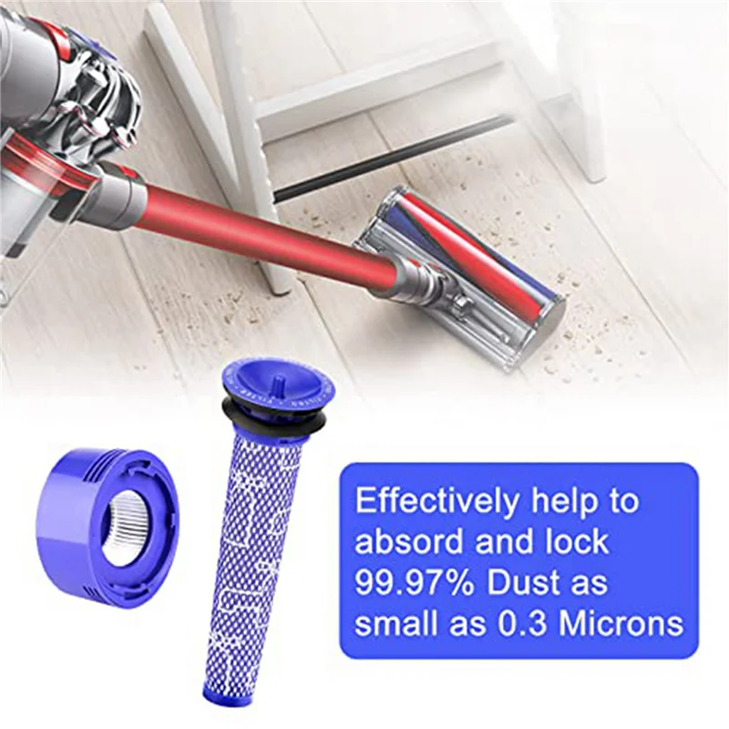 【اكسسوارات منزلية】16 عبوة بديلة لـ Dyson V7 وV8 Animal وV8 المطلقة اللاسلكية المكنسة الكهربائية HEPA Filter Replace #4