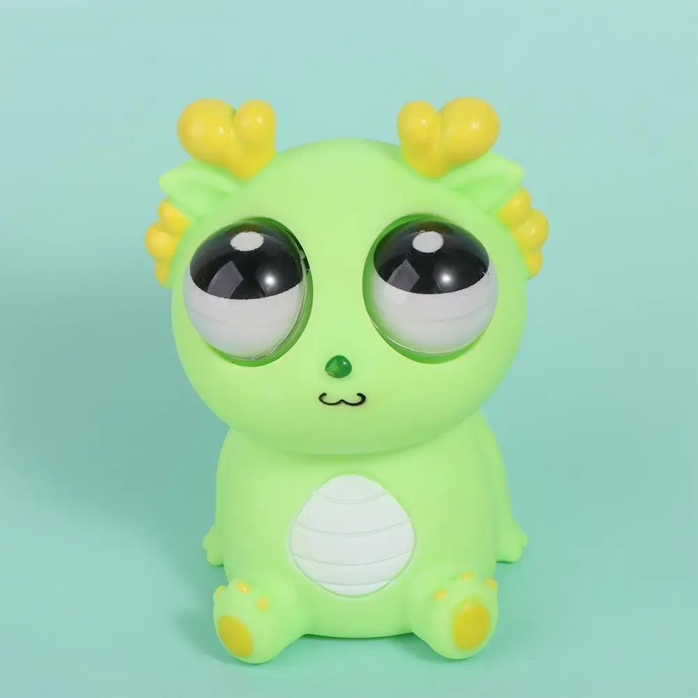 Simulation Drachen Burst Auge Drachen Squeeze Cartoon Tier Squeeze Ball Spielzeug Nette Neuheit Puppe Squeeze Stretching Ball Baby Spiel