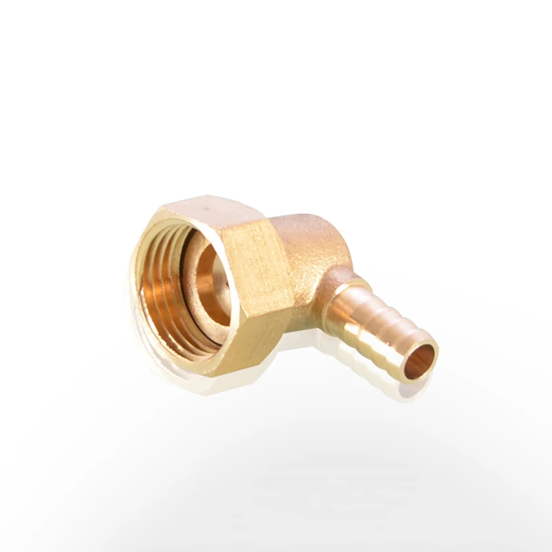 1/2 Inch Female Barb Elbow 4/6/8/10mm Brass Pipe Fittings Adapter DN15 Copper Pagoda Elbow Connector Union Jointer Accessories