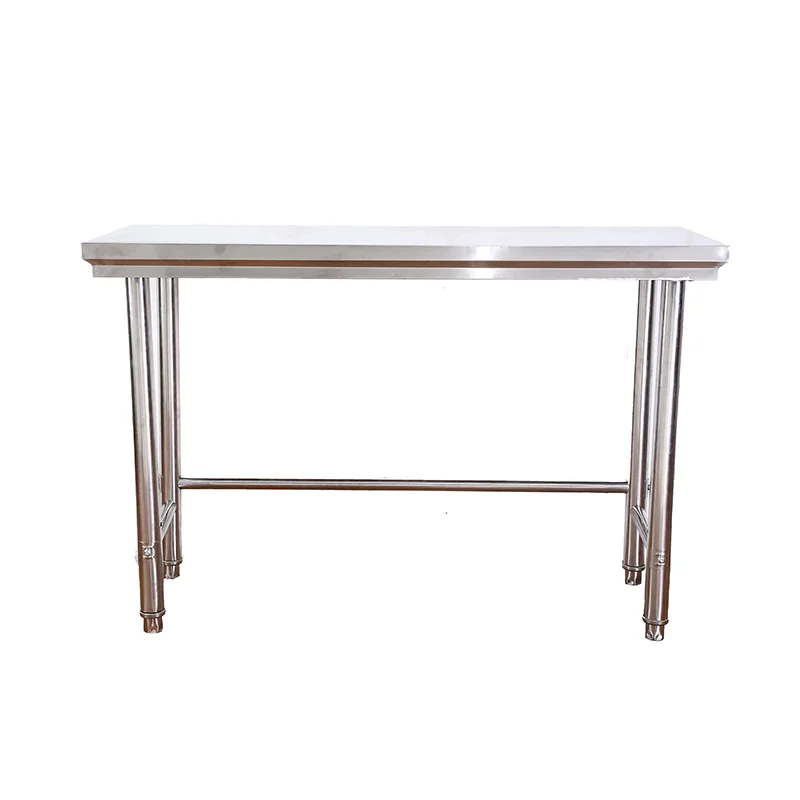 

Однослойный рабочий стол из нержавеющей стали, кухонный рабочий стол, полка для плиты, соединительный стол на первом этаже, разделочная доска в ресторане.