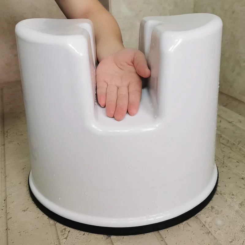 Sex Squat Badezimmerstuhl Kleiner Duschfuß Designerhocker Tragbare süße Sauna Kunststoff Niedrige Massage Tabouret Postmoderne Möbel