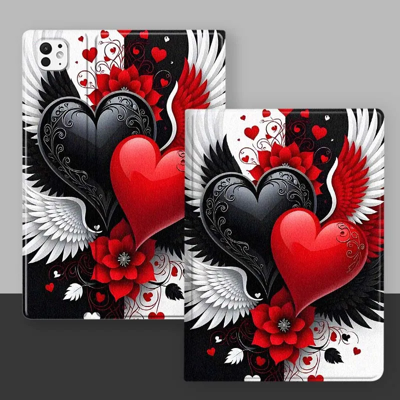 Love Fashion Trend For iPad Pro Mini Air 1 2 3 4 5 6 7 10 11 th 8 9 gen 11 M4 M5 Foldable Tablet Case Cover