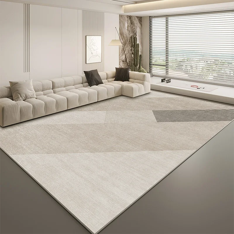 Vikama Light Luxury Cream-Style Carpet Living Room Sofa Anti-Slip Foot Mat Bedroom Dirt-Resistant Floor Mat Home Decoration
