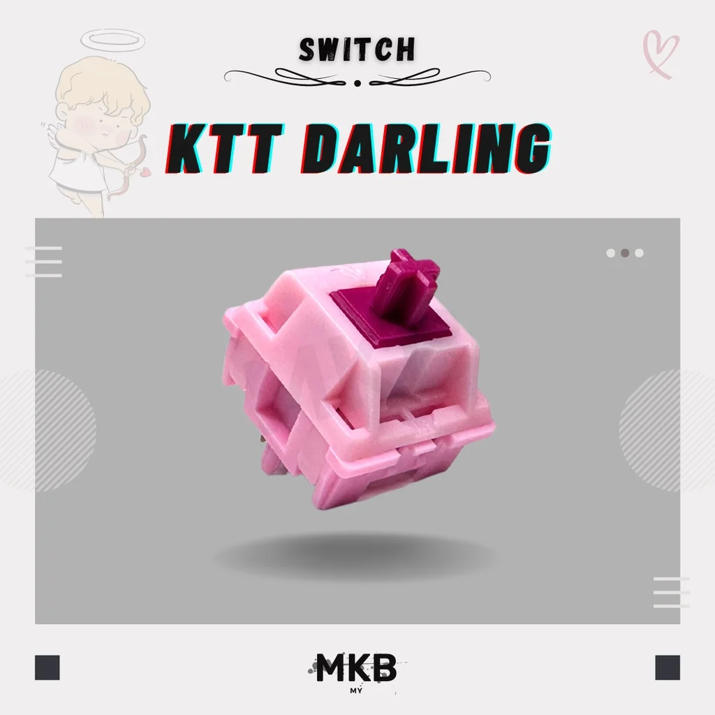 สวิตช์ KTT Darling Linear สำหรับคีย์บอร์ดแบบกลไกหรือเกม-เชิงเส้น