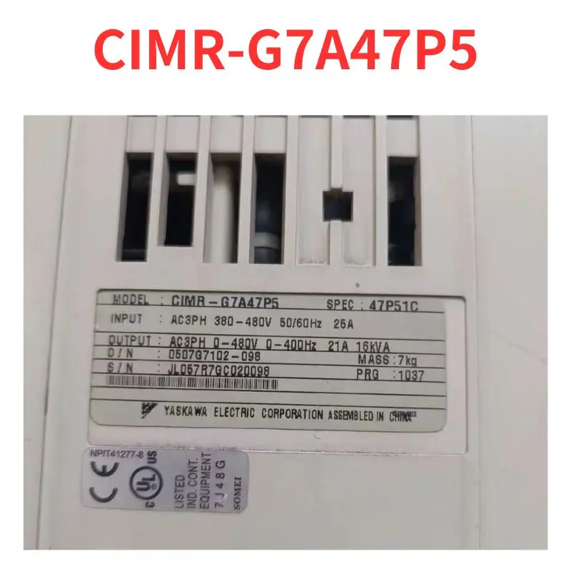

Second-hand CIMR-G7A47P5 inverter test OK Fast Shipping