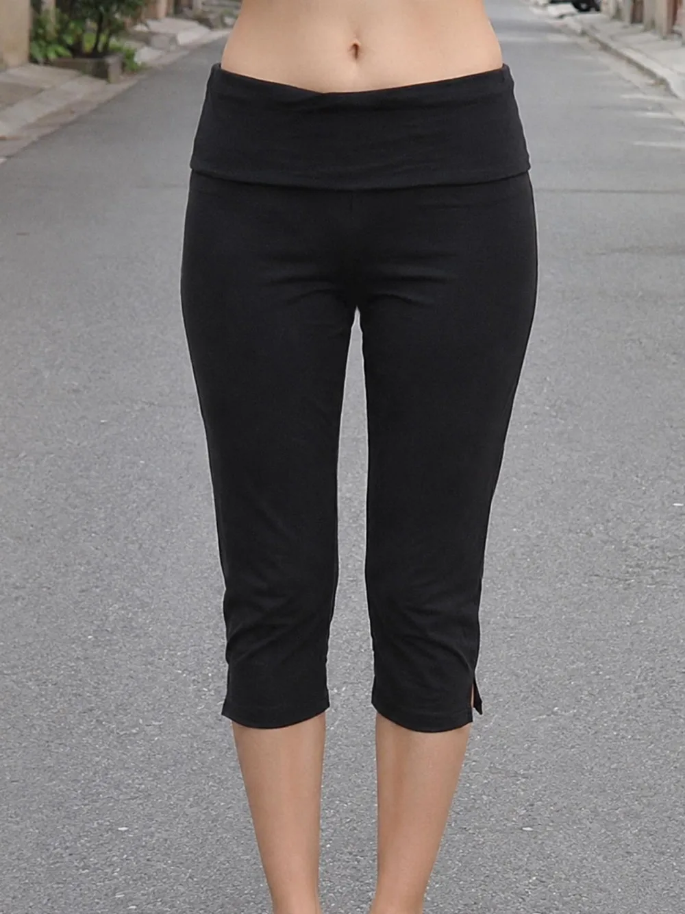 2026 New Summer Retro Side Split Seven Cent Shorts, Daily Yoga, Street Trendy, Casual, Minimalist, Wearing with Spicy Girls ins