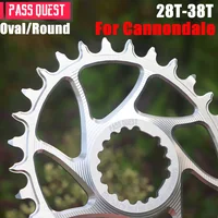 Rueda de cadena redonda ovalada para bicicleta CANNONDALE SI SL SISL, piezas BMX, 3mm, 28T, 30T, 32T, 34T, 36T, 38T